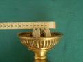 рядкя Стара бронзова лампа полюлеи тип асансиор , снимка 12