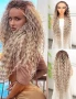 Дълга къдрава, омбре перука 81 см, снимка 5