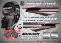 MERCURY 60 hp EFI 2013-2017 Меркюри извънбордов двигател стикери надписи лодка яхта outmerfs2-60, снимка 6