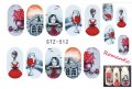 STZ-512 романтика татос ваденки слайдер водни стикери за нокти маникюр, снимка 1 - Продукти за маникюр - 28603055