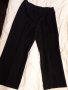 Дамски панталон широк черен размер М, снимка 1 - Панталони - 28012479