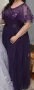 Дълга лилава рокля, снимка 2