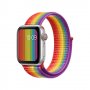 Pride каишка Apple Watch 38mm/ 40/ 41 текстилна велкро, снимка 1 - Смарт часовници - 38976387