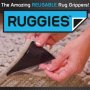 силиконови подложки, лепенки против плъзгане на килими и постелки Ruggies 4 броя антиплъзгащи, снимка 3