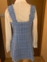 Рокля  сукман в небесносин цвят букле Zara, размер S/M, снимка 6