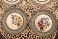 Старинни немски чинии за стена от калай и рисуван порцелан/2, снимка 4