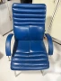 Офисни Посетителски столове в отлично състояние Сини, снимка 4