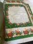 Покривка коледна /новогодишна, покривка с палми- нетъкан текстил, снимка 1