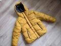 Zara зимно юношеско яке 13-14 години момче цвят охра, снимка 1