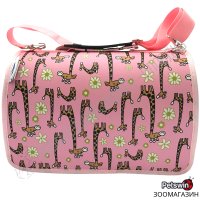 Транспортна чанта за Куче/Коте - S размер - 34/19/27см - Розова разцветка, снимка 3 - За кучета - 37674964