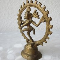 Индия божество метал бронз фигура пластика статуетка, снимка 6 - Антикварни и старинни предмети - 28965602