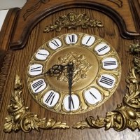 Часовник стенен,с тежести-топузи, снимка 2 - Антикварни и старинни предмети - 43998273