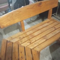Продавам дървени маса и ъглови пейки , снимка 1 - Градински мебели, декорация  - 44011211