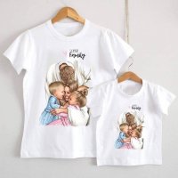 Комплект тениски или блузи за мама и дете Мама и аз бебе , снимка 11 - Детски тениски и потници - 33131238