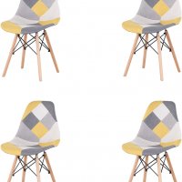 Висококачествени трапезни столове пачуърк МОДЕЛ 73, снимка 6 - Столове - 32817995