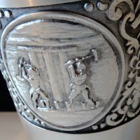 Чаша,халба от калай в чест на Миньорите. , снимка 9 - Антикварни и старинни предмети - 39967991