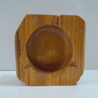 Дървен пепелник, ръчно изработен, снимка 5 - Други стоки за дома - 37651170