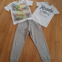 Детски дрешки: блузки GANT,Benetton и долнища Next,H&M за 10 г.момче:, снимка 5 - Детски комплекти - 28151620