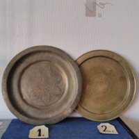 Стари чинии за стена,медна Египетска  авторска изработка, снимка 2 - Антикварни и старинни предмети - 43598841