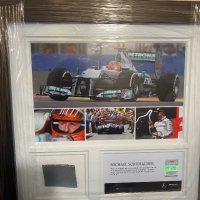 Част от болида на Михаел Шумахер (Формула 1), снимка 5 - Други ценни предмети - 44131575