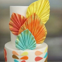 Оригами листо листа тропически силиконов молд форма фондан шоколад гипс декор торта, снимка 7 - Форми - 36541636