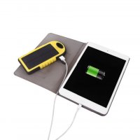 Външна батерия Amio Power Bank 20000 mAh Solar с 2 USB порта, светодиоден фенер,водоустойчива, снимка 8 - Други стоки за дома - 28462066