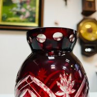 Кристална ваза "Бохемия". №2855, снимка 7 - Колекции - 38361568