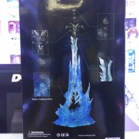 Статуетка LED лампа лед Меч World of Warcraft Lich King Sad Sword Arthas Артас Уаркрафт фигура, снимка 6 - Други ценни предмети - 28519809
