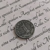 Монета - Трети райх - Германия - 1 пфениг | 1940г.; серия D, снимка 1 - Нумизматика и бонистика - 43158776