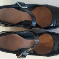 CLARKS черни, лачени – на платформа, № 40, снимка 5 - Дамски ежедневни обувки - 38445464