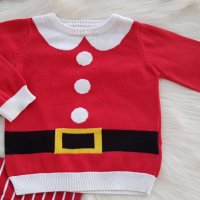 Коледни пуловери за бебе 3-6-9 месеца, снимка 2 - Бебешки блузки - 34623947