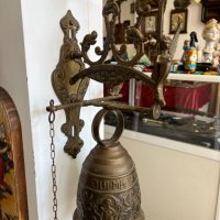 Голяма бронзова камбана №5014, снимка 3 - Антикварни и старинни предмети - 44066100