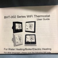 WiFi интелигентен термостат Температурен контролер за водно електрическо подово отопление Воден газо, снимка 13 - Друга електроника - 42962067