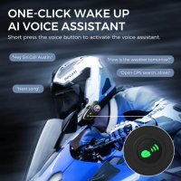 Bluetooth интеркомът за мотоциклетна каска Moman H1 , снимка 5 - Bluetooth слушалки - 43996180