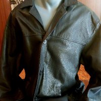 Продавам оригинално класическо  ежедневно кожено сако Brooker , размер 48/50, снимка 1 - Якета - 43236453