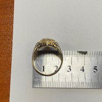 Златен пръстен versace 8.21, снимка 6 - Пръстени - 43233290