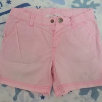 Розови къси панталони H&M, снимка 1 - Детски къси панталони - 37993523