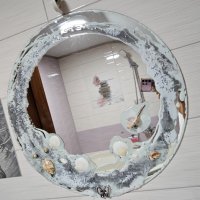 Огледало за Баня , дизайнерско , снимка 3 - Огледала - 43073806
