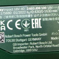 Bosch Easyimpact 18V-40 - Ударен винтоверт 2022г. , снимка 4 - Винтоверти - 43244045