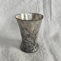 Чаша в стил  Secession WMF, снимка 5 - Антикварни и старинни предмети - 39047447