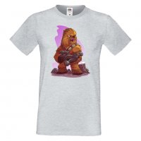 Мъжка тениска Star Wars Chewbacca Star Wars Игра,Изненада,Подарък,Геймър, , снимка 11 - Тениски - 36808670