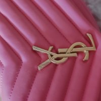 Розова чанта YSL, снимка 4 - Чанти - 43281504