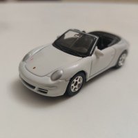 Метална количка Welly Porsche 911 Carrera S в мащаб 1:60, снимка 1 - Колекции - 39397718