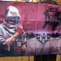 DEATH-Leprosy Flag- 60 см на 90 см, снимка 1 - Китари - 43141820