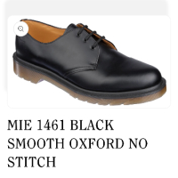 Dr.Martens 1461 Plain Welt Smooth Leather Oxford ‘Black , номер 44, снимка 11 - Официални обувки - 44846213