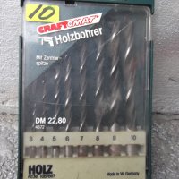 Свредла "HOLZ" комплект за дърво западногермански, снимка 1 - Други инструменти - 27096620
