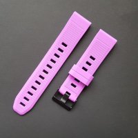 Силиконова каишка за GARMIN Fenix 5 – лилав цвят, снимка 1 - Смарт часовници - 32272580