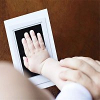 Отпечатък за бебе новородено мастилен за крак ръка бебешки, снимка 4 - Други - 27460494