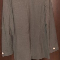 Сиво дамско сако с джобове М размер, снимка 3 - Сака - 34719908