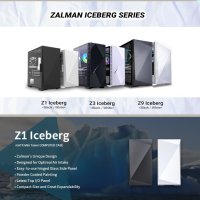 Zalman компютърна кутия Gaming Case mATX - Z1 Iceberg Black, снимка 3 - Други - 43131524